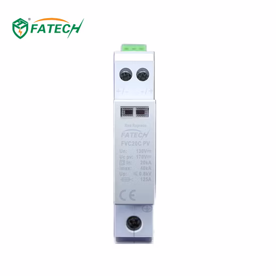 Solar Photovoltaic DC Power SPD/Surge Protector Solar Surge Protective Device