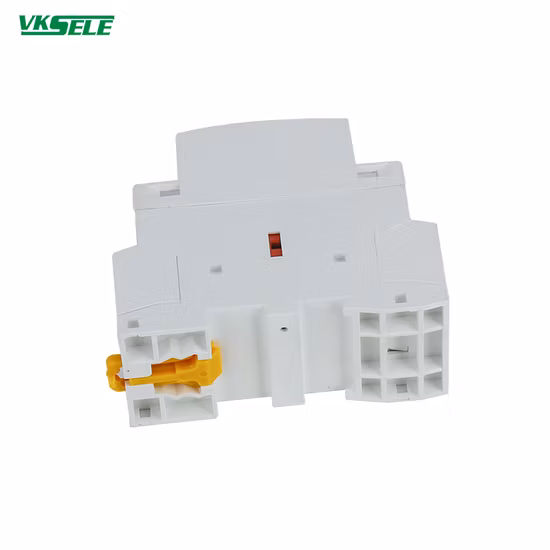 Kct-25m 4극 25A 가정용 접촉기, 4NO, 4NC, 2NO2NC 유형 수동 모듈형 접촉기