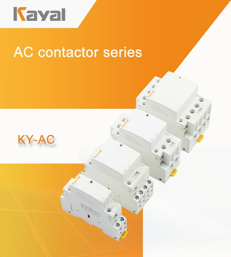 Free Samples! AC 220V Single Phase Magnetic Modular Contactor with Ce ISO