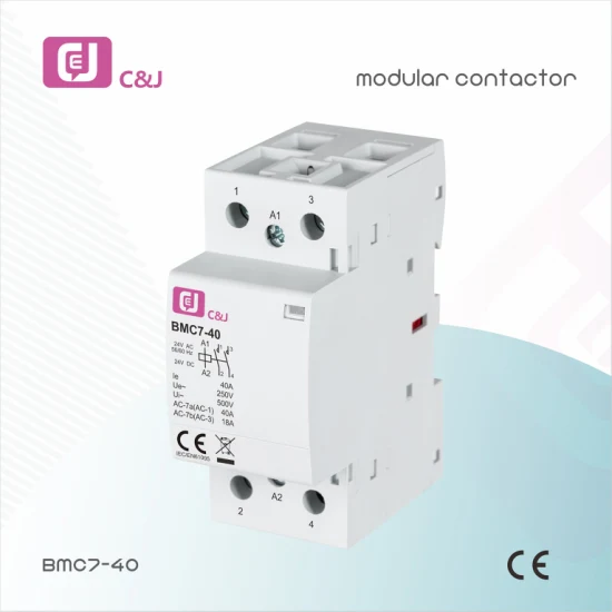 제조 공급 BMC7-63 4p 63A 가정용 AC DC 접촉기 모듈형 접촉기