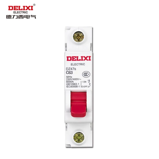 Delixi Electric 브랜드 1p AC MCB Dz47s 소형 회로 차단기