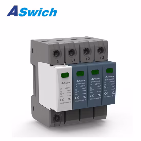 AC 단일 삼상 40ka 420V 서지 보호 장치 태양 서지 보호 장치