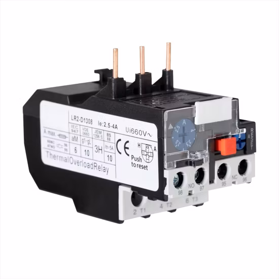 Sontuoec 고품질 Lr2-D 시리즈 열 과부하 계전기(TR2-D23), Cjx2/LC1-D 접촉기용 전기 기계 자기 과부하 보호 계전기