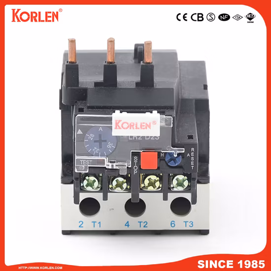 1NO + 1NC가 있는 열 과부하 계전기, Cjx2 AC 접촉기에 적합